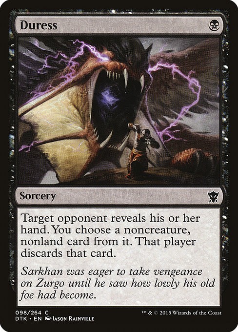 Duress Dragons of Tarkir Reguler