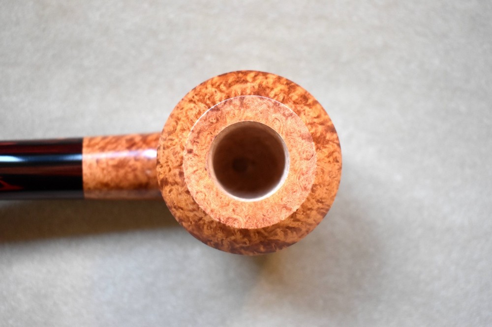 Moretti Pipe Rhodesian Freehand Cumberland Stem Hand Cut