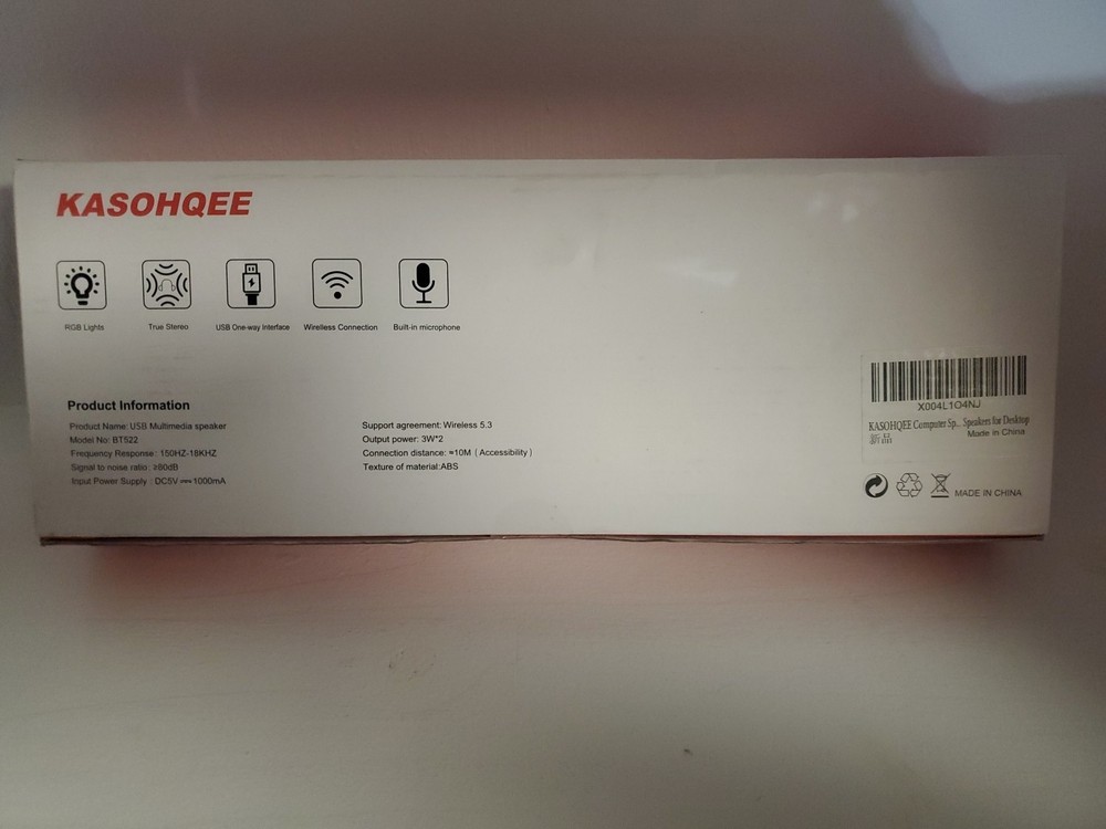 Kasohqee Rgb Multimedia Speaker