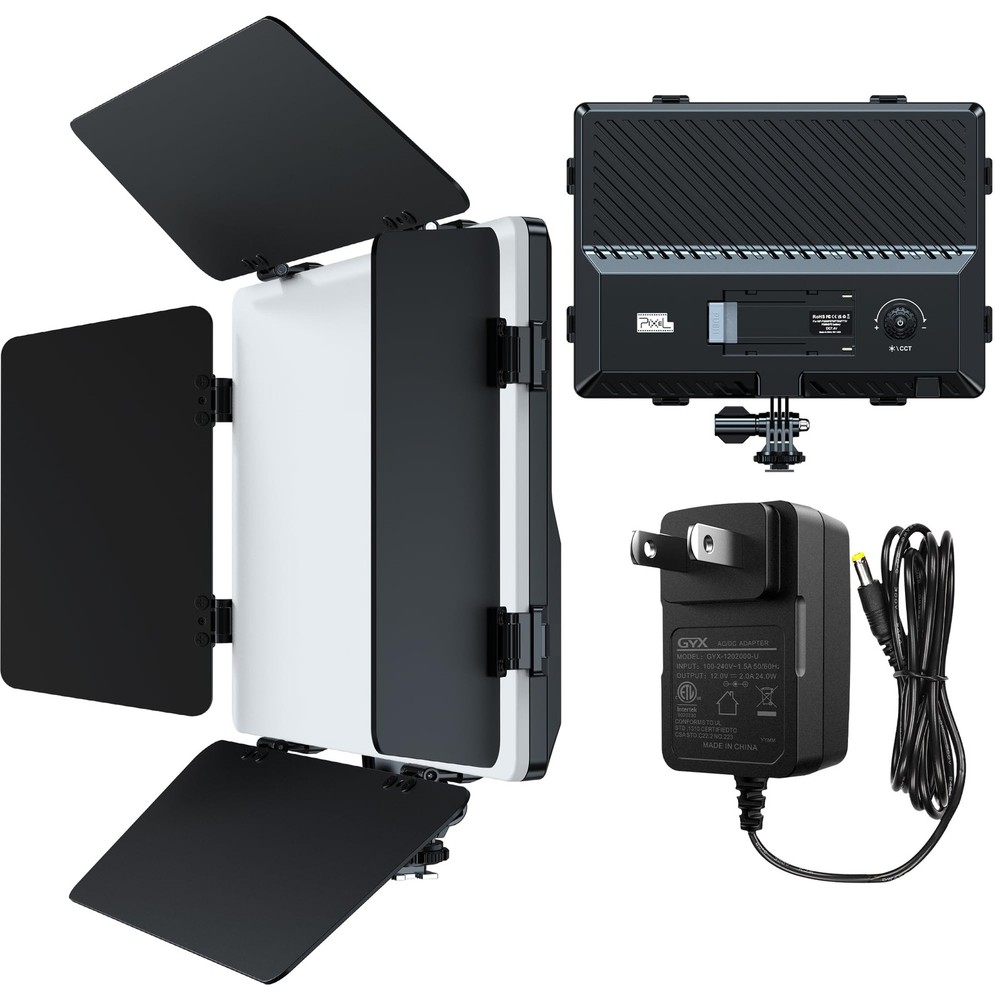 Video Light Panel Photography Lights Bi-Color Dimmable 2500-6500K Led Studio ...