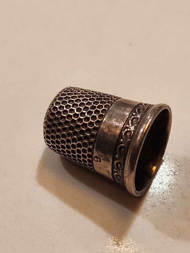 #9 Sterling Silver Sewing Thimble
