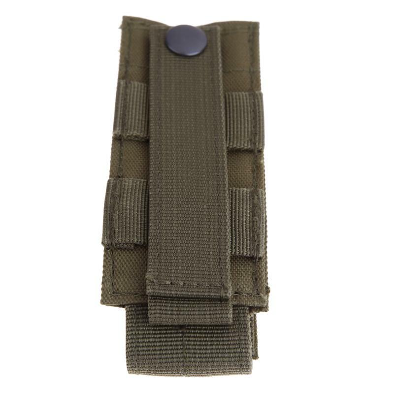 Tactical Knife Pouch MOLLE Flashlight Holder Bullet Bag Hook & Loop Closure Bag