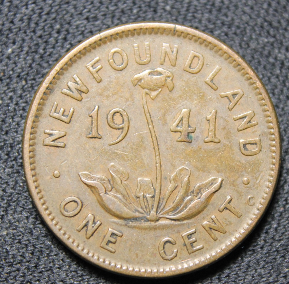 1941C CANADA NEW FOUNDLAND One Cent
