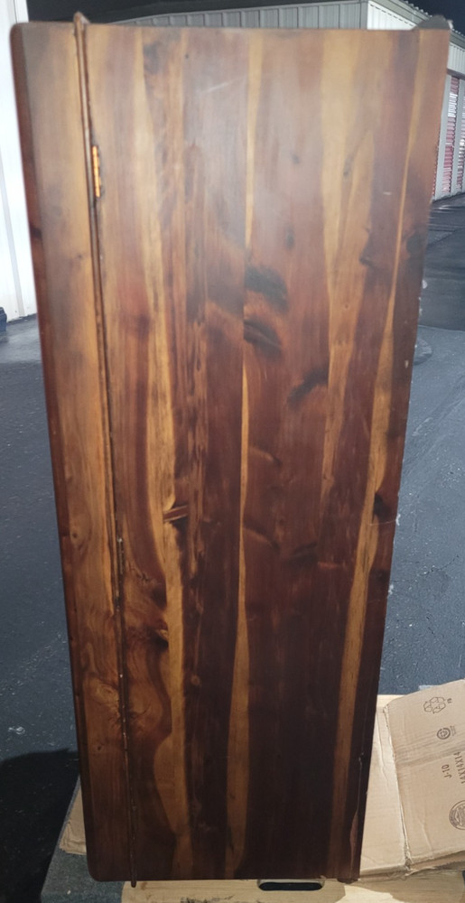 Farley & Loetscher MFG. Co. Cedar Chest, Damaged front bottom, missing feet
