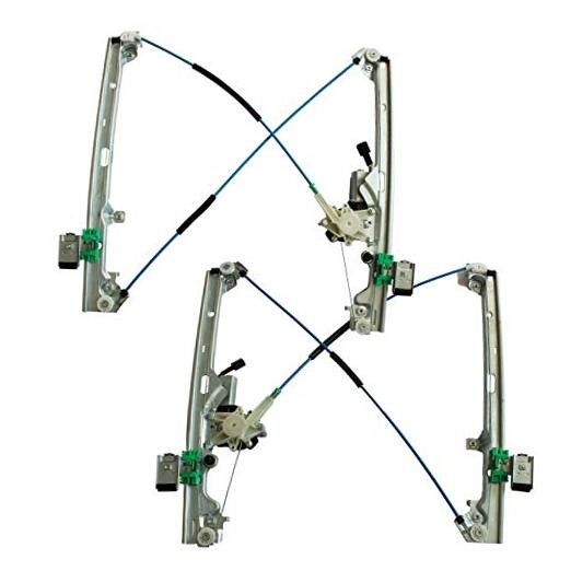 LAFORMO Front Left & Right Power Window Regulator with Motor Assembly