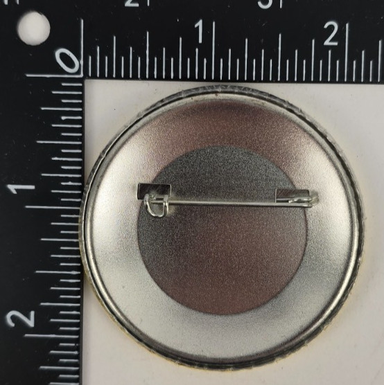 Hansen Overlay Apparel Button Pin- Yellow