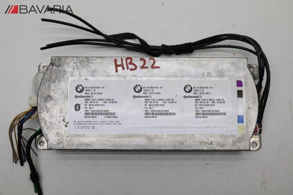 OEM 09-12 BMW Bluetooth Telematics Control Unit Used