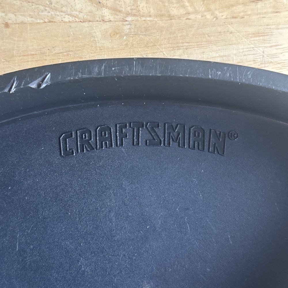 Craftsman Triangular Pie Shaped Magnetic Tray Bin Tool Box Organizer Black READ!