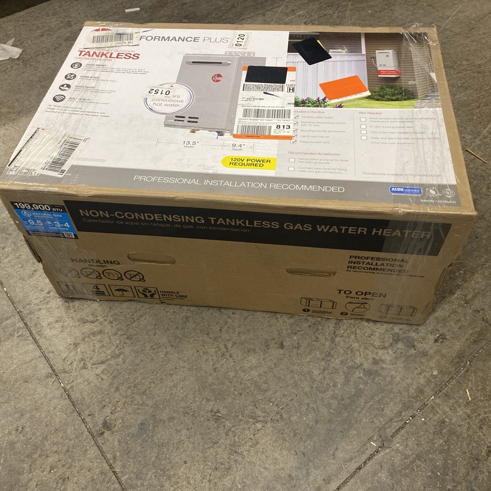 Rheem ECO200XELN-3 Tankless Water Heater 9.5 GPM Smart Non-Condensing | PARTS