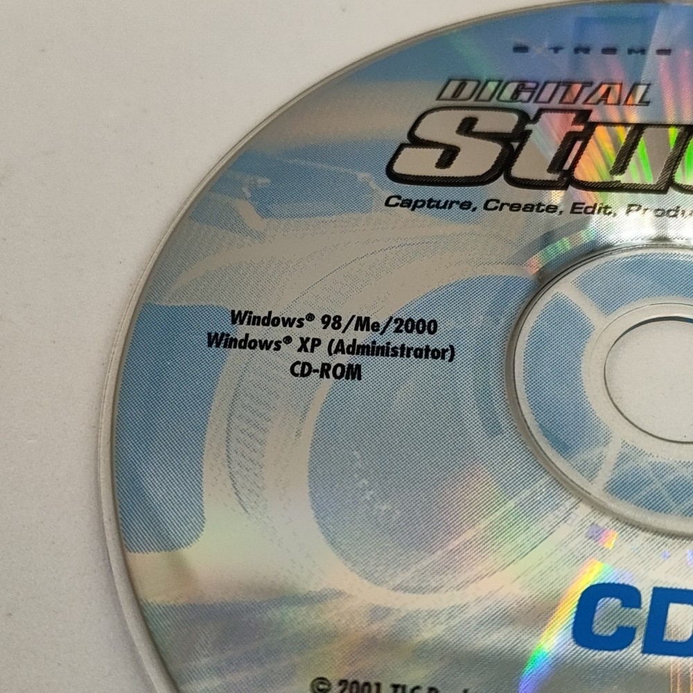 Extreme Media Digital Studio Capture, Create, Edit, Produce & Burn PC ROM 2 Disc