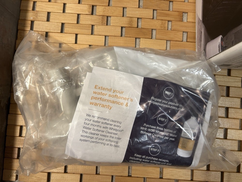 whirlpool Water softener Extend Water  performance & warrenty (new In Package)