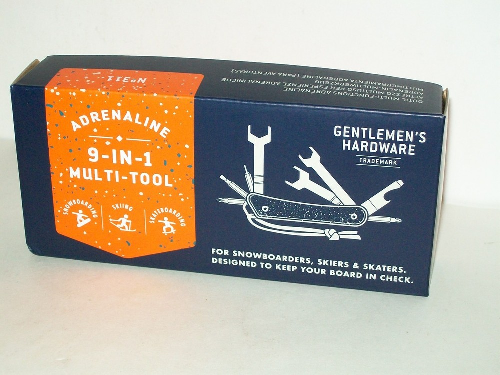Adrenaline Rush Multi-Tool Skate Board by Gentlemen's Hardware New