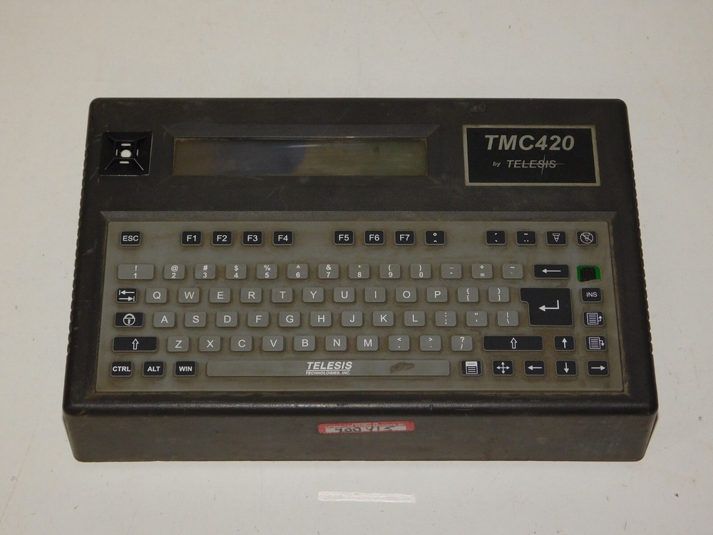 Telesis TMC420 Controller LCD Display Keyboard Pinstamp Marking System Terminal