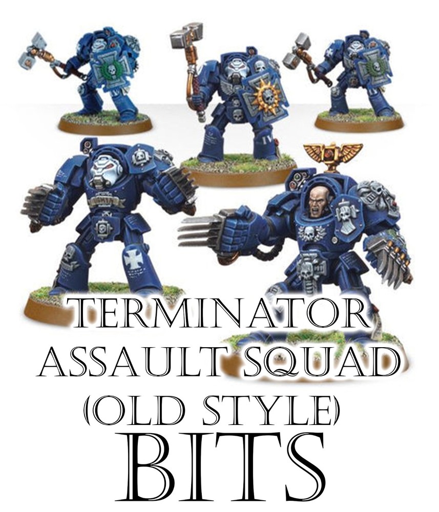 Warhammer 40k Space Marine Assault Terminator Bits (Old Style), Games Workshop