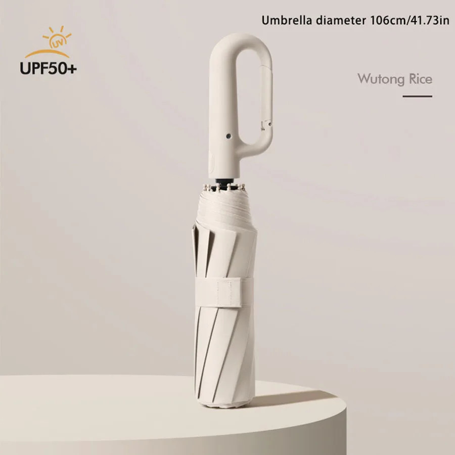 Extra large 10-bone ring buckle umbrella forward fully automatic portable wind-r