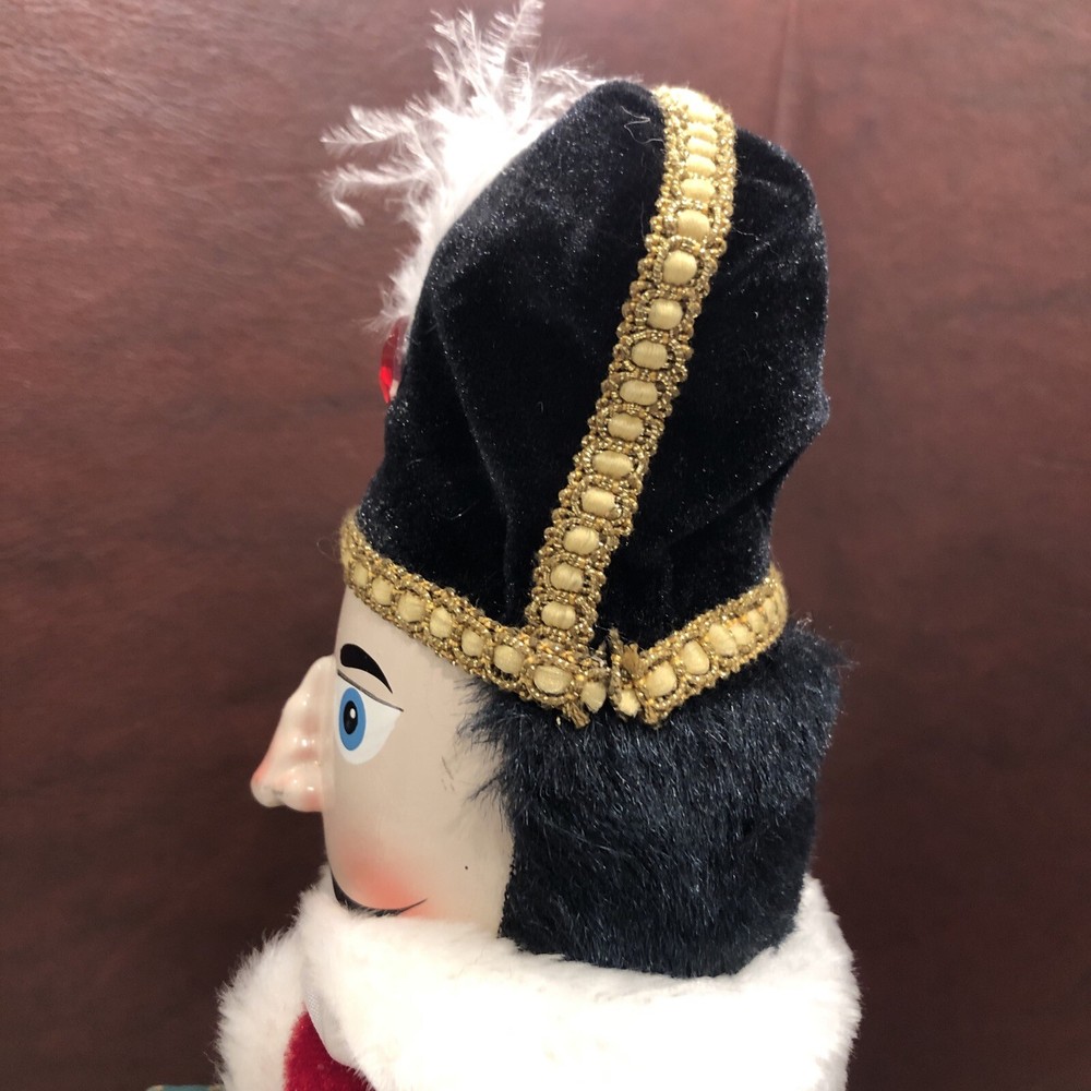 Nutcracker Cape Feather Hat Count Down Blocks on Tray 16”
