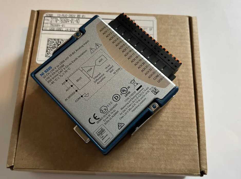 national Instruments NI-9205 C Series Voltage Input Module, 32 Channels.