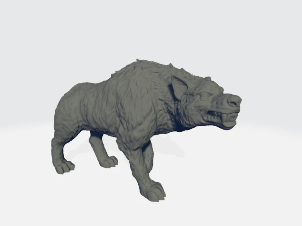 StoneAxe Miniatures - Dinocrocuta #7