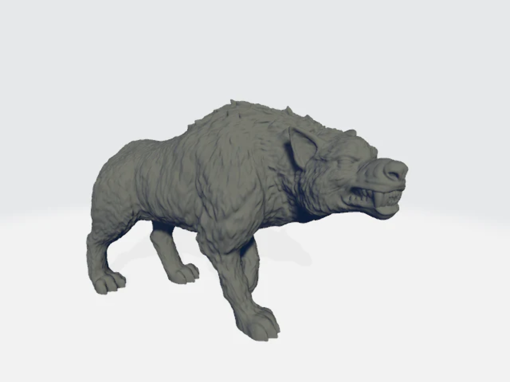 StoneAxe Miniatures - Dinocrocuta #7