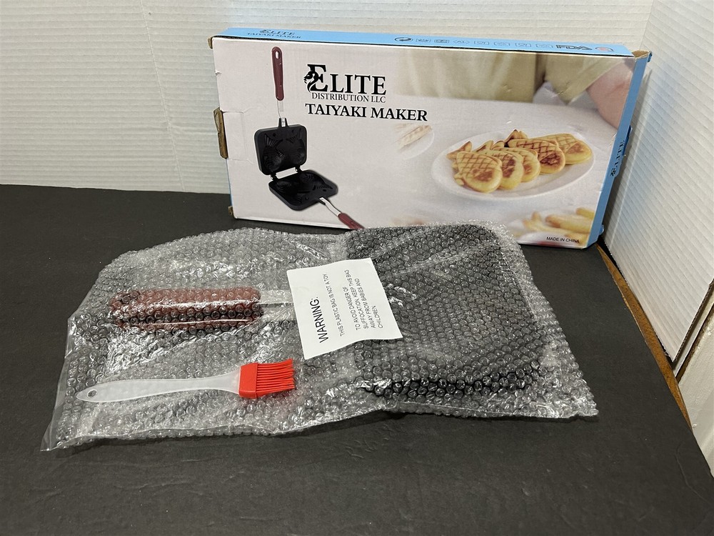 ELITE DISTRIBUTION ~ Double TAIYAKI Maker Fish-Shape Pancake / Waffles