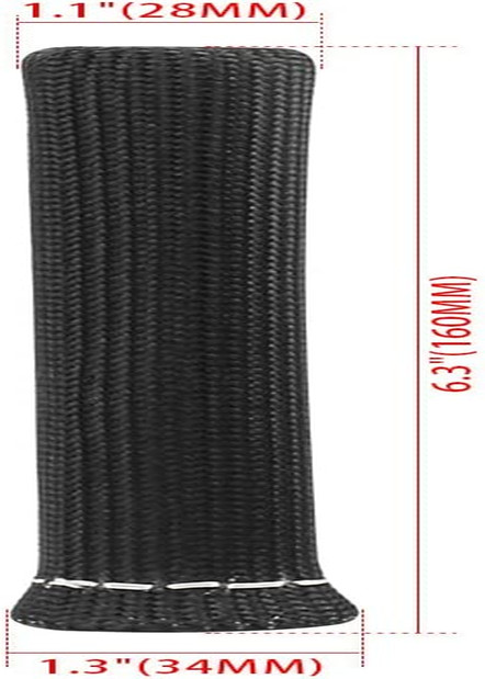 8PCS Spark Plug Wire Heat Shield, Blue