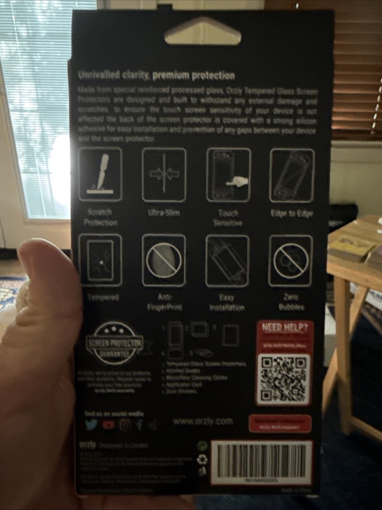 Orzly Switch Tempered Glass Screen Protector 2pk