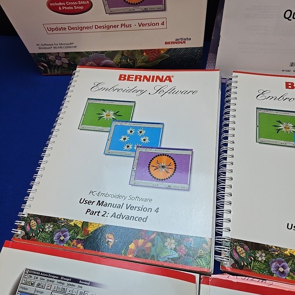 BERNINA Embroidery Software Update Designer/ Designer Plus Version 4 NO DONGLE