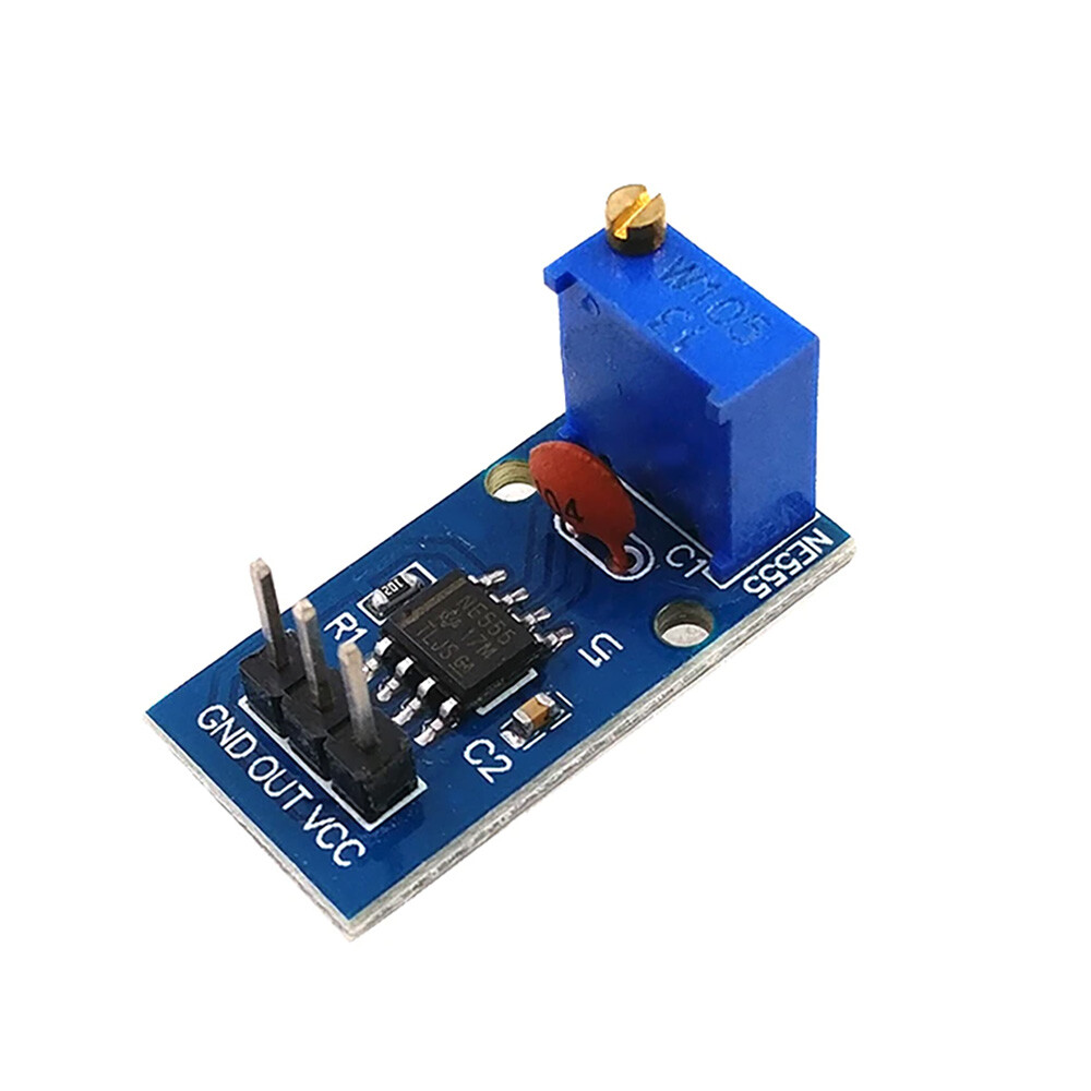 DC 5V 12V NE555 Adjustable Resistance Frequency Pulse Generator Module