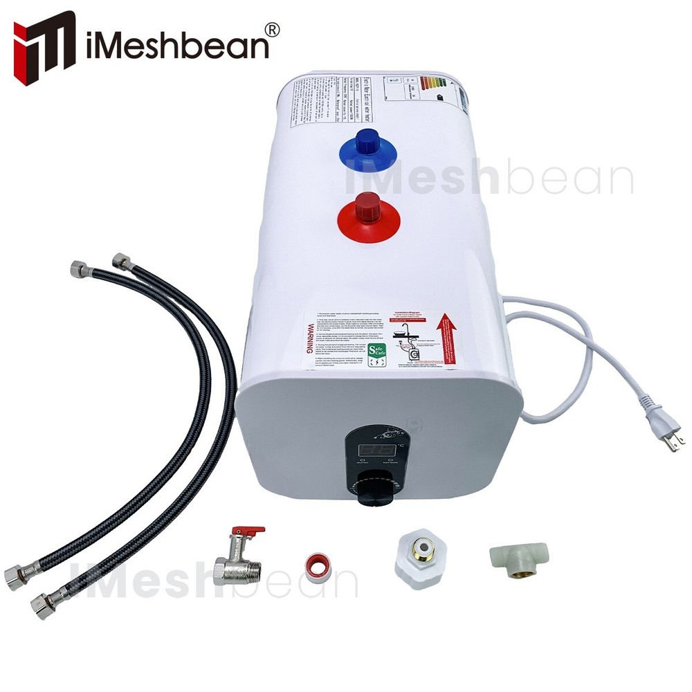 4 Gal Electric Tank Water Heater Digital Display Kitchen Wholehouse 95°F-167°F