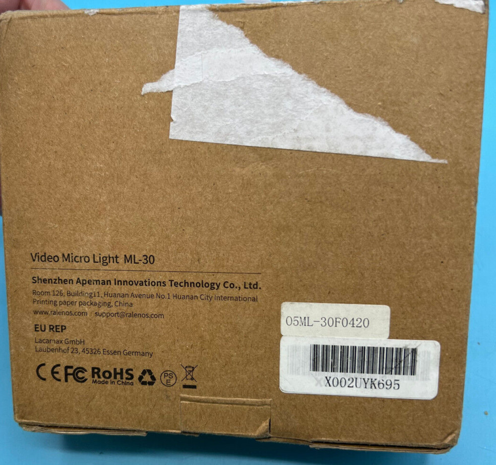 RALENO LED Video Micro Light ML-30