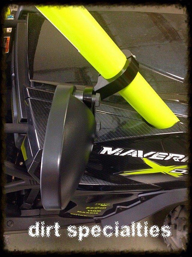 CANAM COMMANDER UTV Side View Mirror Set (Fits 2.00" roll bar)
