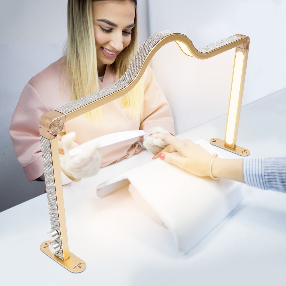 48W 3 Light Modes Foldable LED Nail Light Desktop Lash Light 3000K-6000K