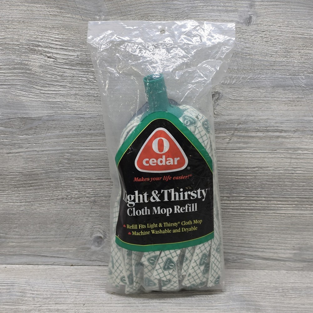 O-Cedar Light & Thirsty Cloth Mop Refill Head Replacement #226 Machine Washable