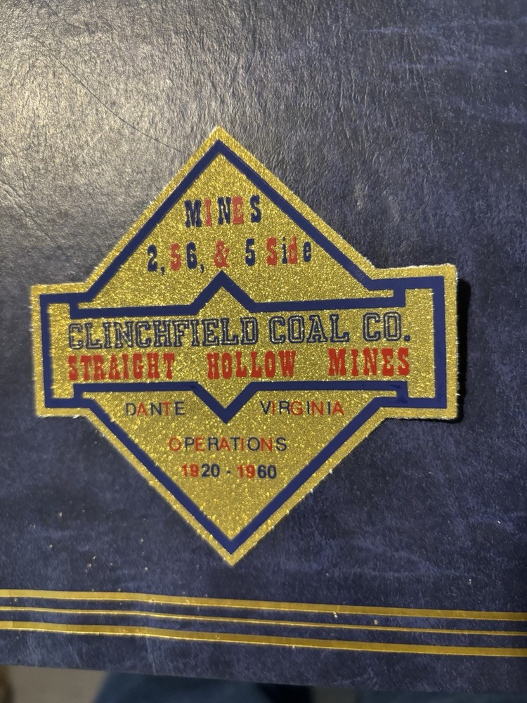 coal mining stickers nice older  Clinchfield Coal