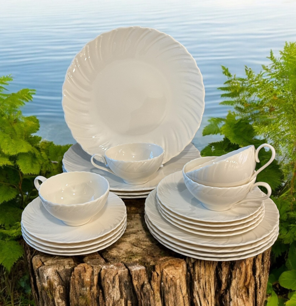 Sculpture by Lenox Four 5-pc place settings 1970's Dinnerware More Available