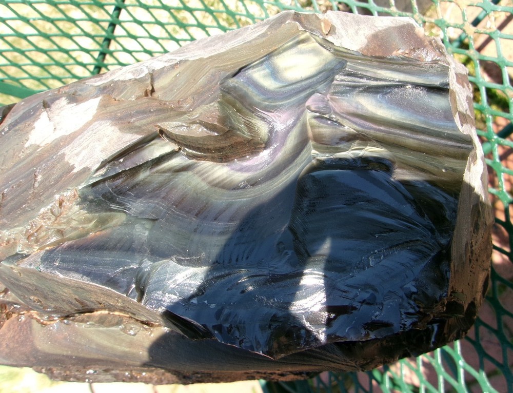 Rainbow Obsidian Lapidary Rough for Cabbing 39.15 Lbs. Mexico