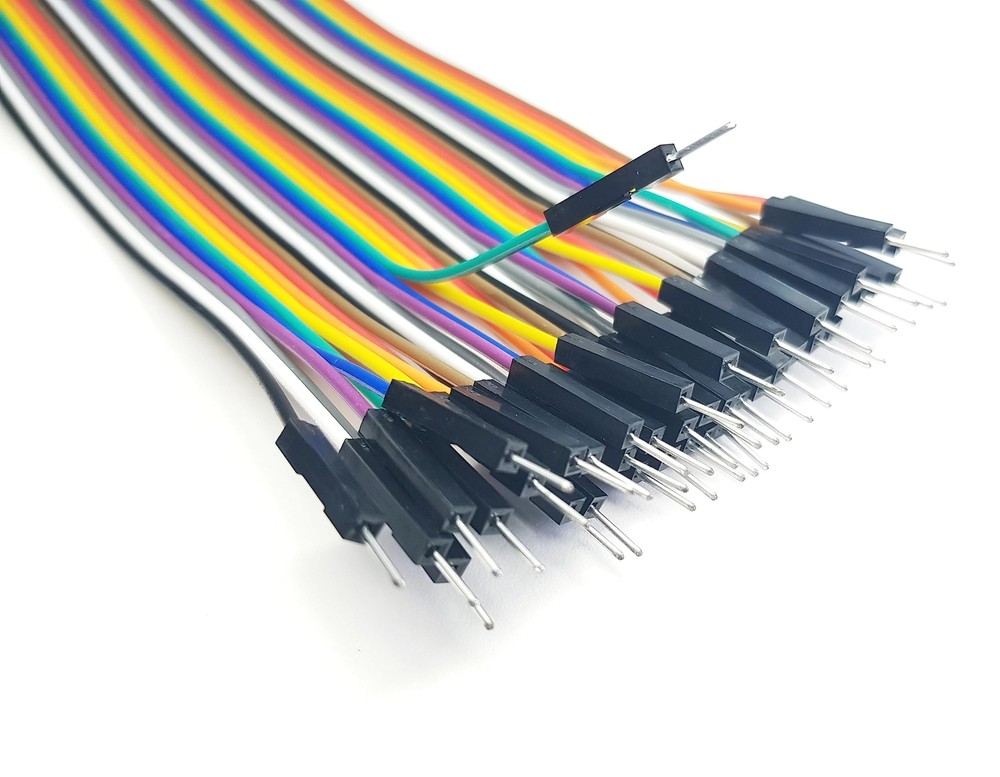 Multicolored Jumper Wires Arduino ESP32 Raspberry Pi Electronics 120 Pieces