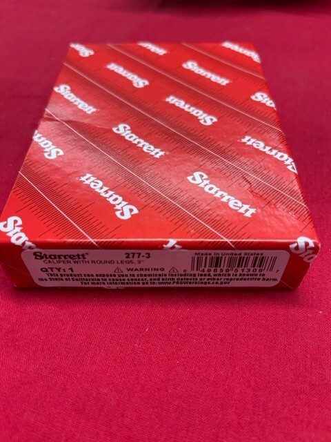 Starrett 277-3 Toolmakers' Spring-Type Divider, 3" Solid Nut In Stock