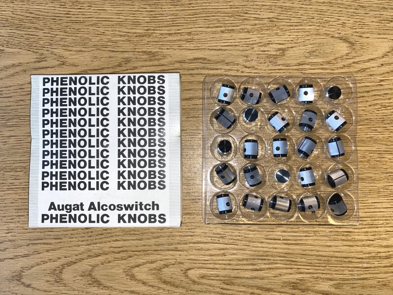 Alcoswitch KN500AB1/8 Two Tone Solid Aluminum Knob