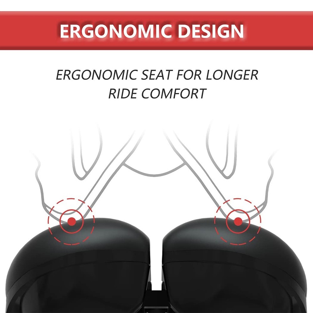 Width Adjustable Bike Seat - Comfortable Prostate Friendly Bicycle Saddle Sui...