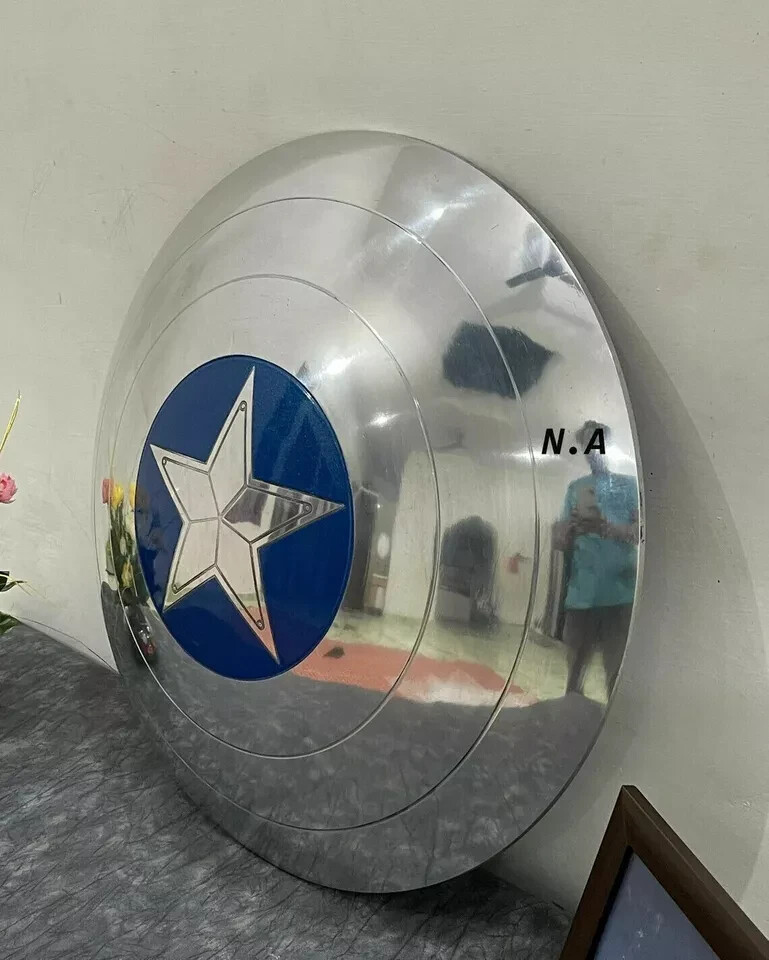 Marvel Captain America Shield Cinematic Replica Shield Warrior Handmade décor