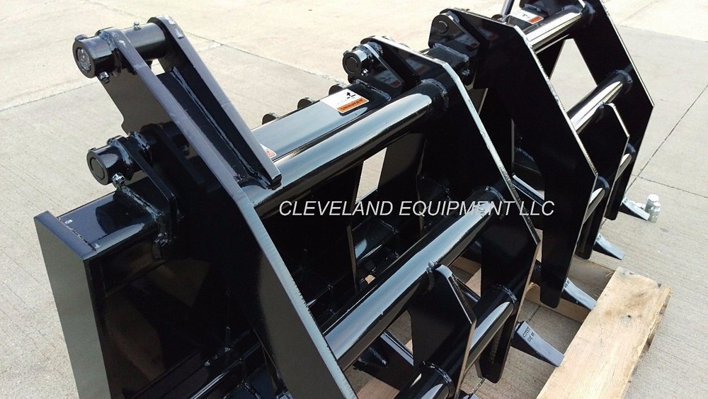 NEW 78" SEVERE-DUTY ROOT GRAPPLE RAKE ATTACHMENT Takeuchi Case Skid-Steer Loader