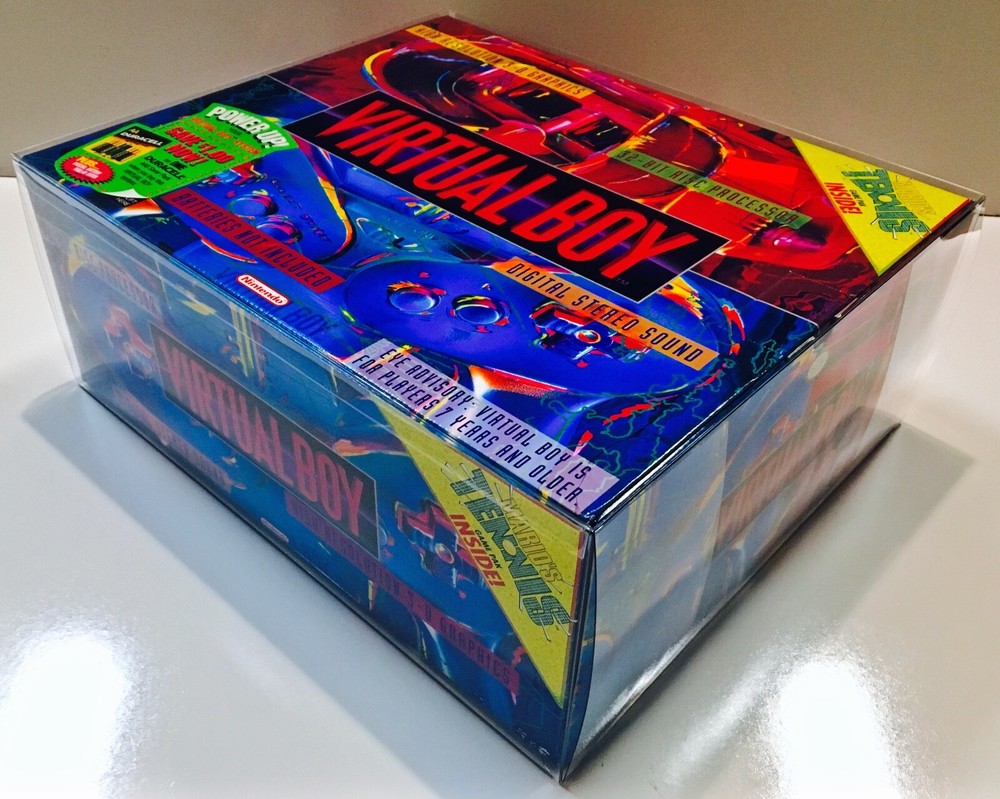 1 Console Box Protector For NINTENDO VIRTUAL BOY Console Boxes! Display Case
