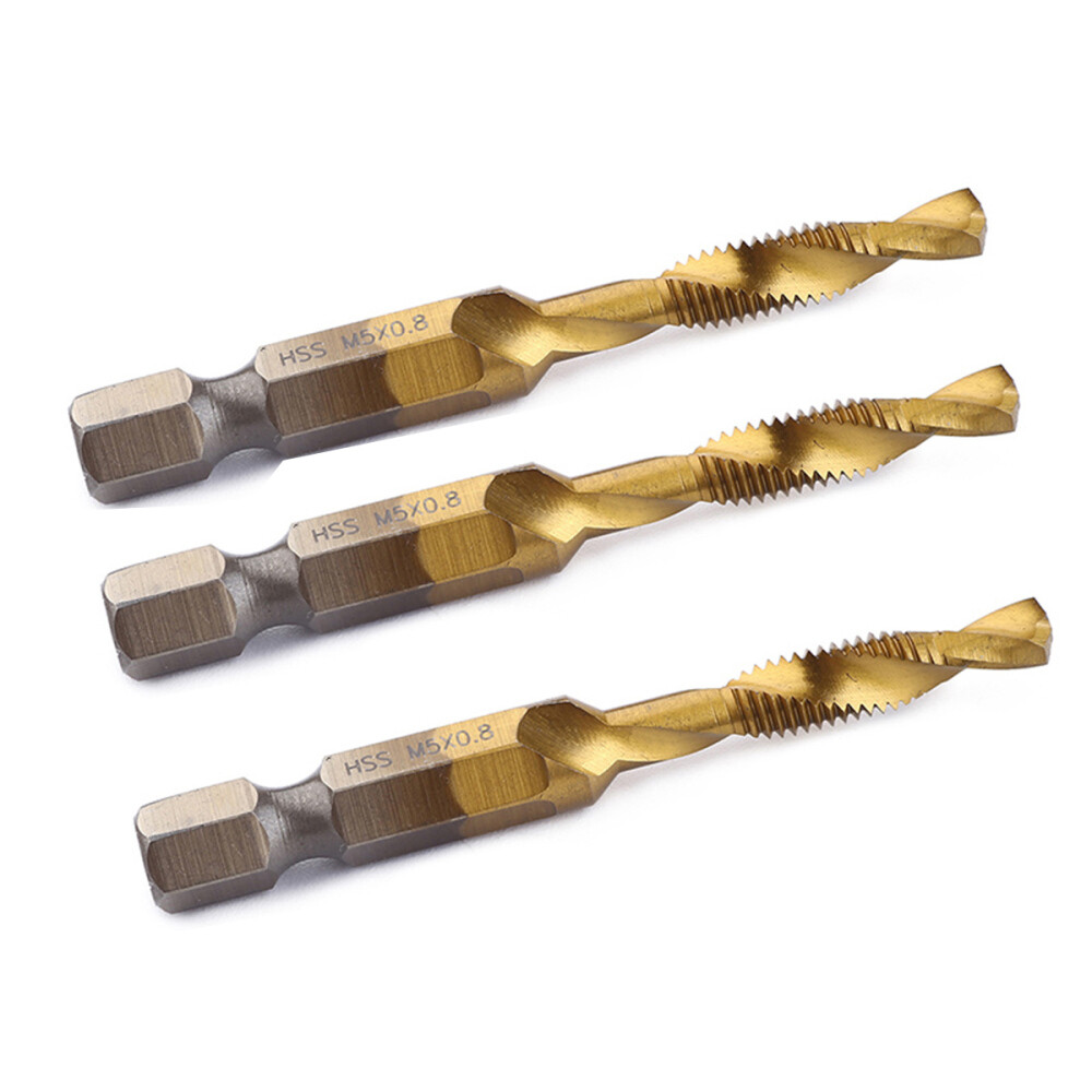 6PCS Practical Cobalt Stubby Drill Bit Set High Drill Set Screw Machine