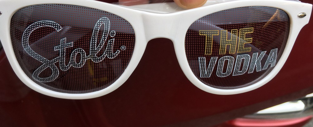 Stoli Vodka Sunglasses White Free Ship USA