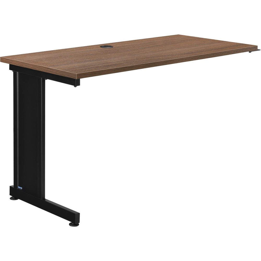 Global Industrial 48"W x 24"D Left Handed Return Table Walnut