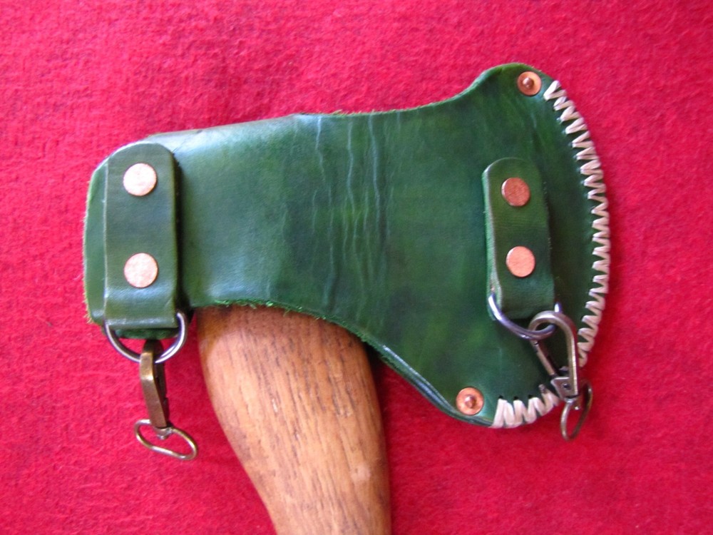 Marbles Axe Hatchet w/ Thick Leather Sheath 20" OAL