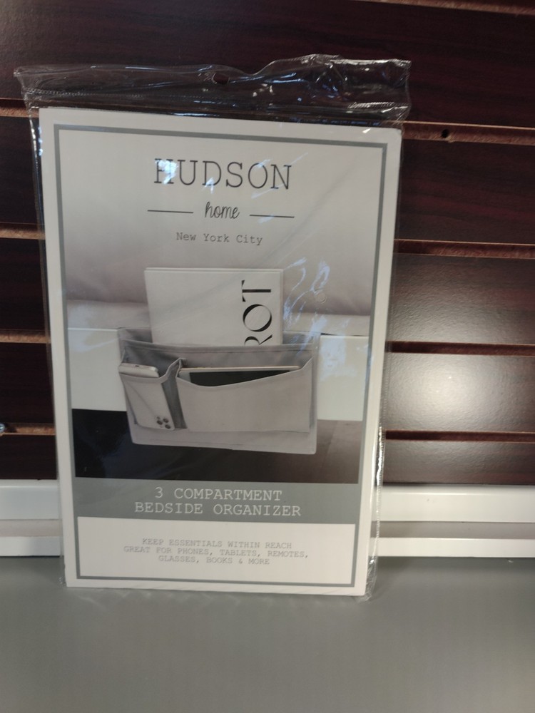 Hudson home 3 Compartment bedside organizer