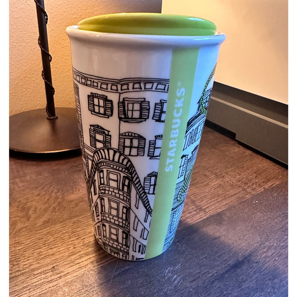 STARBUCKS 2015 BOSTON CERAMIC TUMBER; EUC