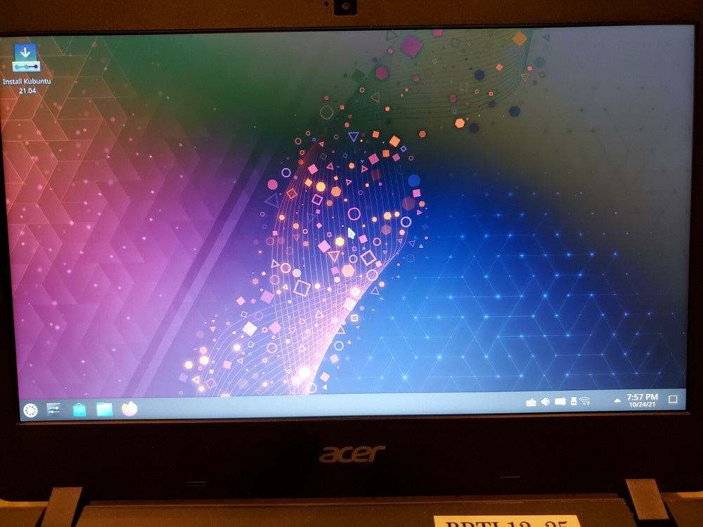 Kubuntu 21.04 x64 Bootable Linux on 4G USB Stick!